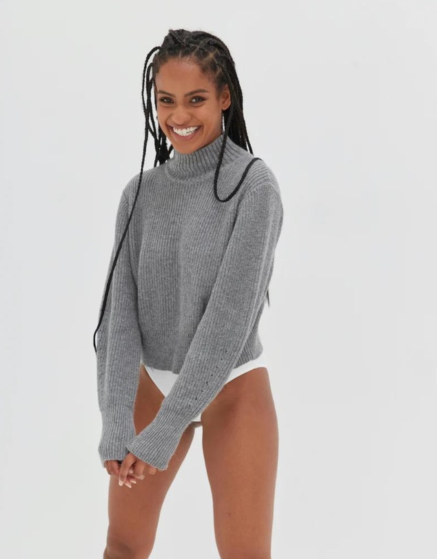 Style Addict - Chunky Knit - Heather Grey