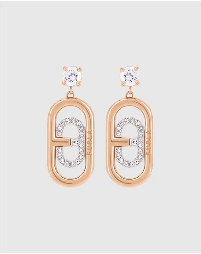 Furla - Ooh Rose Gold-Tone Earrings