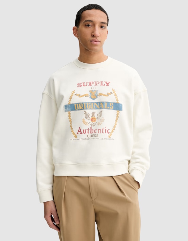 GUESS Originals - GUESS Originals Boxy Graphic Crewneck Sweatshirt