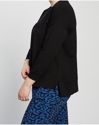 Love Your Wardrobe - Lyw & Co Embossed Sweat