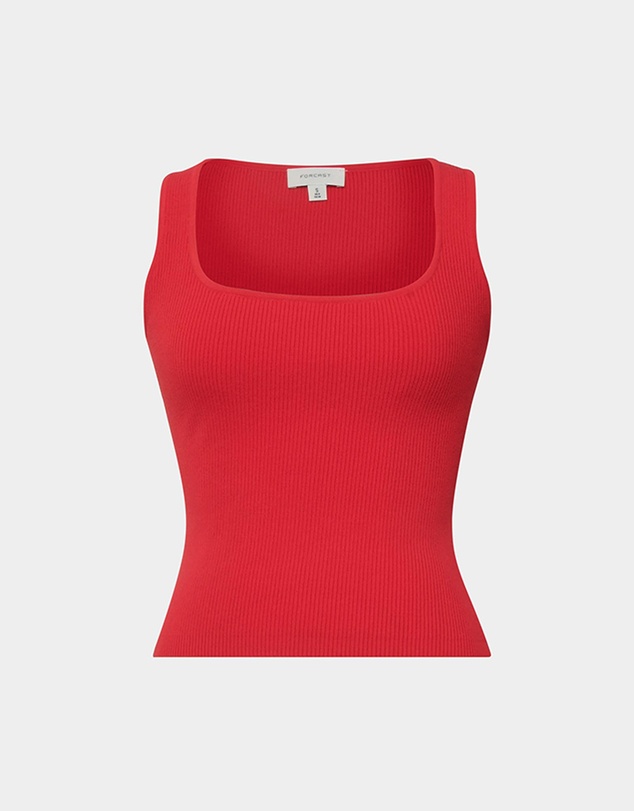 Forcast - Vivi Rib Knit Tank Top