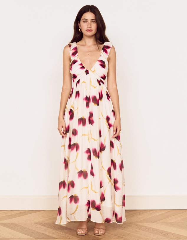 MINKPINK - Emery Ruffled Bias Maxi Dress