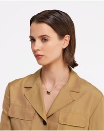Furla - Furla 1927 Colour Edition Gold-Tone Black Enamel Necklace
