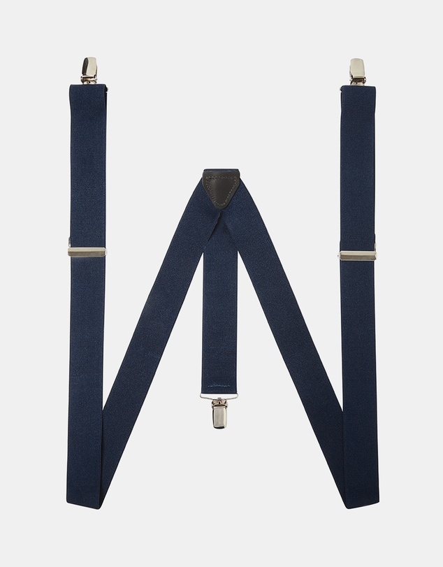 Buckle - Australian Made Plain Y Back Braces. 35mm width.