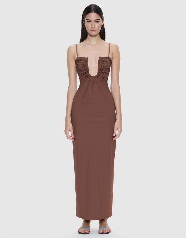 Christopher Esber - Arced Ruched Lycra Dress