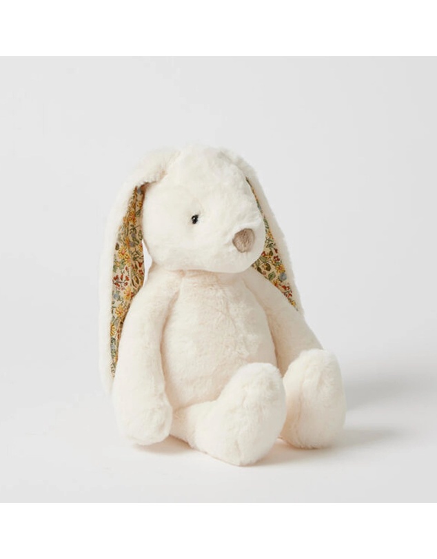 Jiggle and Giggle - Floral White Bunny Medium