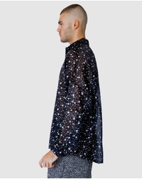 Justin Cassin - Starboy Star Sheer Shirt