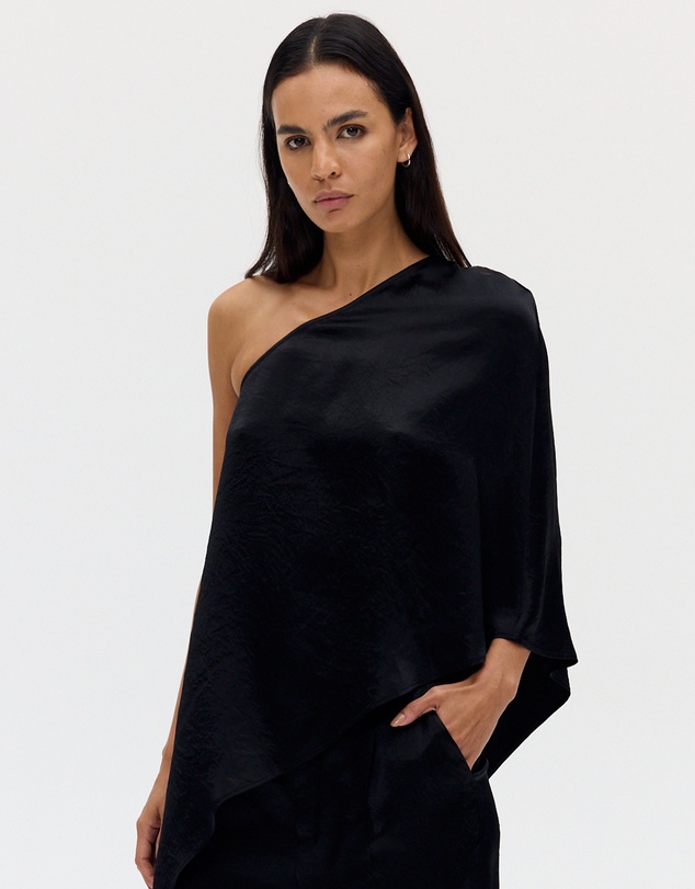 Third Form - Crush One Shoulder Cape