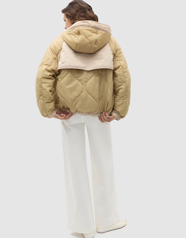 Seed Heritage - Colour Block Puffer Jacket