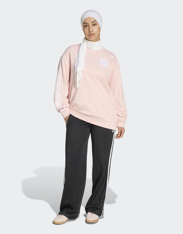 adidas Originals - ADIDAS ORIGINALS LACE BRANDING CREW Sweatshirt Womens