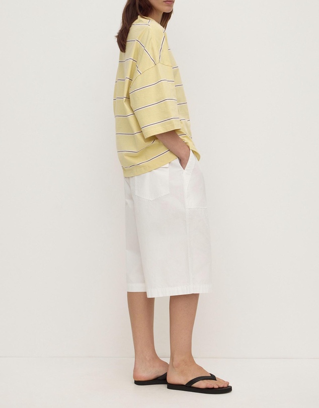 Assembly Label - Nora Cotton Stripe Oversized Tee