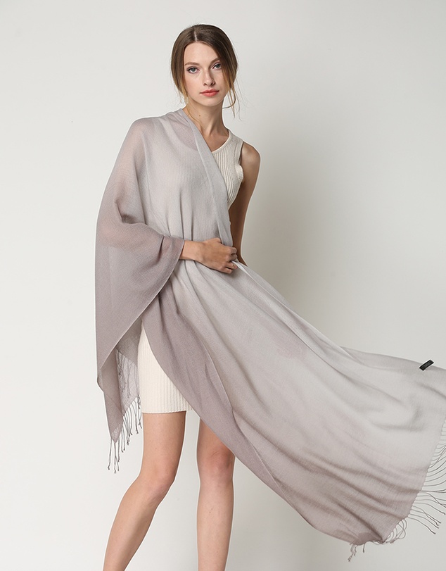 Ozwear Connection Uggs - Ugg 100% Merino Wool Tie Dye Scarf Grey and Taupe