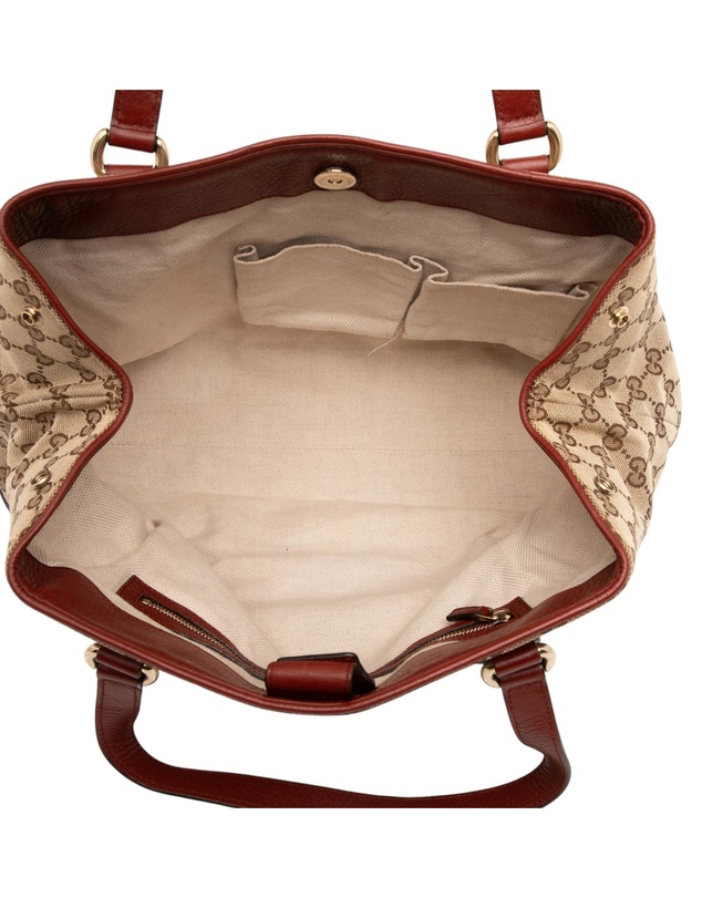 Pre-Loved by Azura Reborn - Pre-Loved Medium GG Canvas Web Dressage Tote