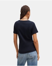 HUGO - Cotton-Blend Logo T-shirt