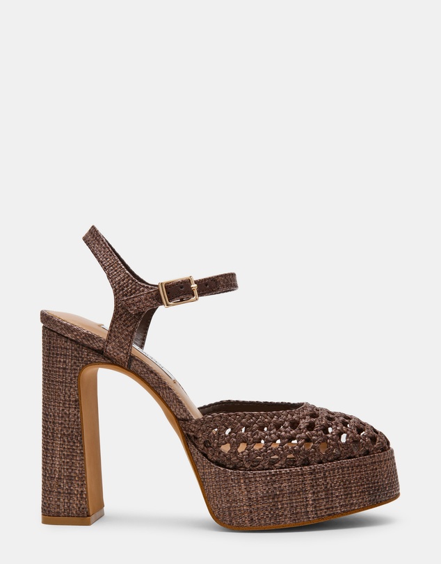 Steve Madden - Lexie-Raff Brown Heels
