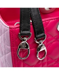 Pre-Loved by Azura Reborn - Pre-Loved Large Tricolor Lambskin Cannage Lady Dior