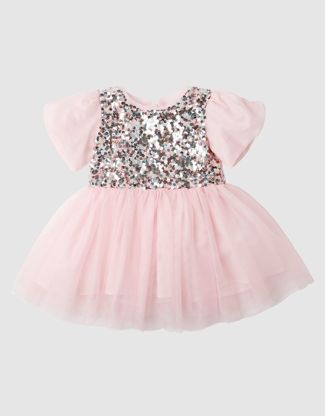 Bebe by Minihaha - Festive Sequin Bodice Tutu Dress