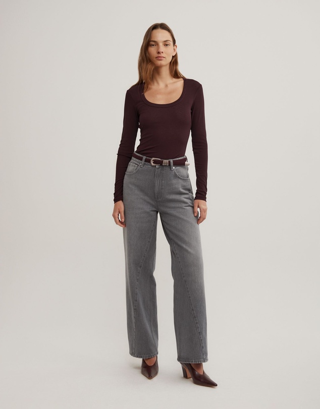 Witchery - Scoop Neck Long Sleeve Top