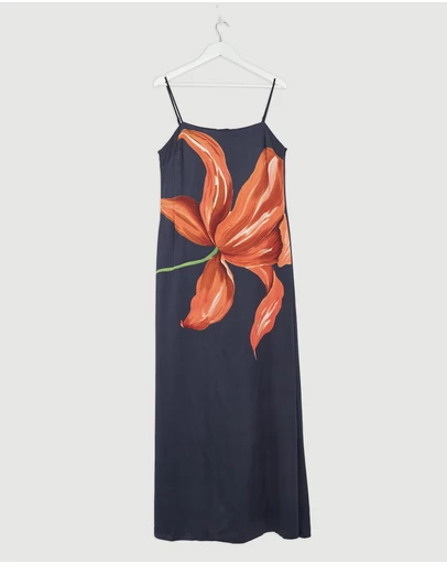 Revibe - Repaired AERE Neroli Maxi Dress - AU 14