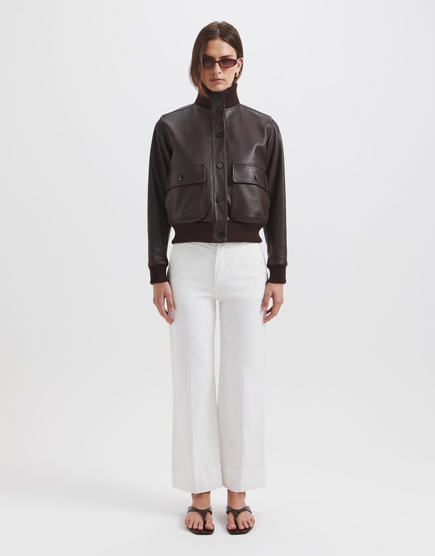 SABA - Elyse Leather Bomber