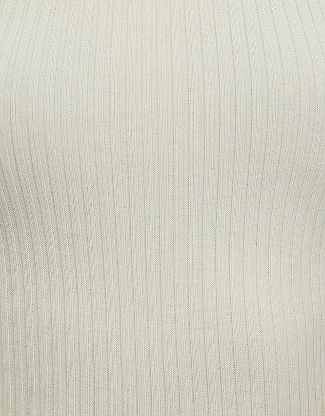 White By FTL - Pansy Rib Top