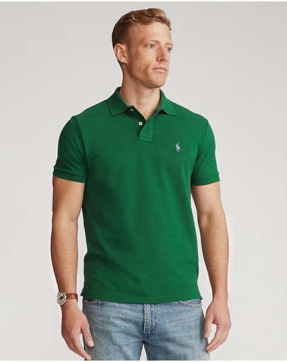 Polo Ralph Lauren - Custom Slim Fit Mesh Polo Shirt