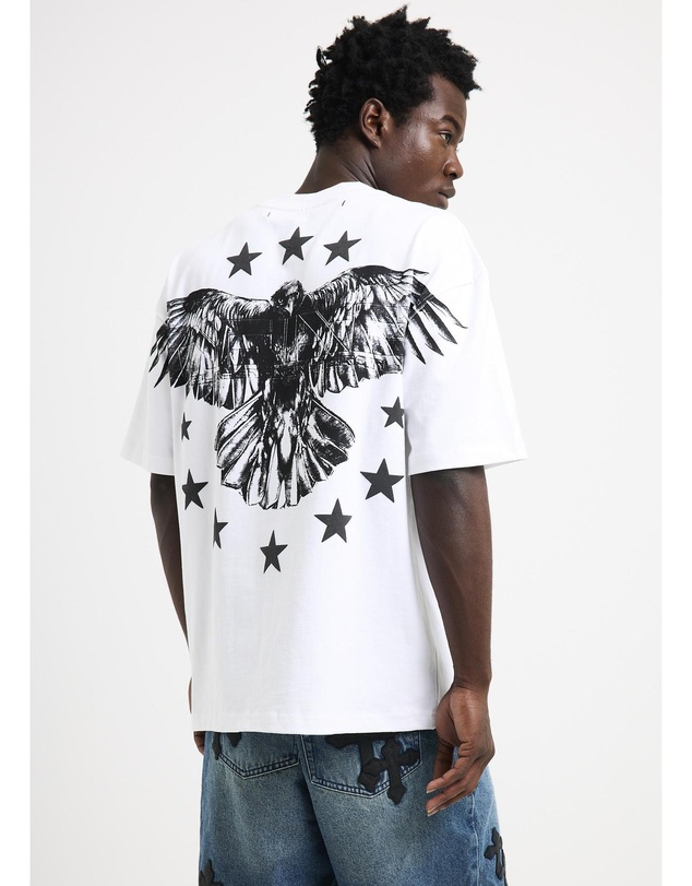 Black Noise White Rain - Motion Script T-Shirt