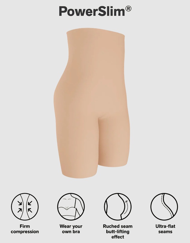 Leonisa - ContourPro Extra High-Waist Seamless Shapewear Short