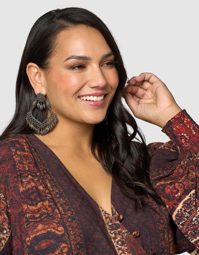 The Poetic Gypsy - Crystal Visions Maxi Dress