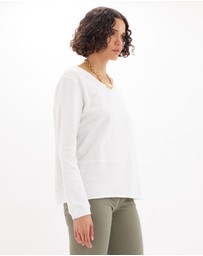 Amelius - Elaine Raw Hem Sweater