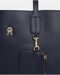 Tommy Hilfiger - Monogram Signature Trim Satchel