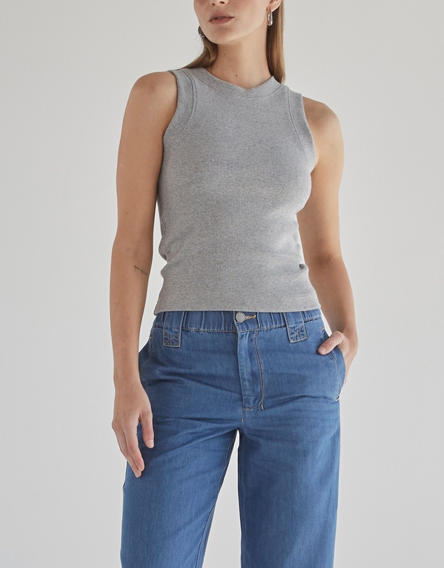 DRICOPER DENIM - Joey Melange Rib Tank