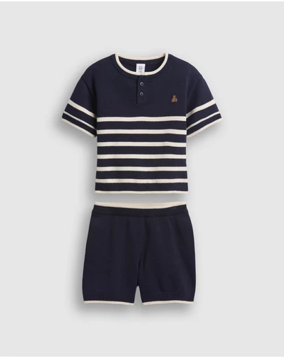 GAP - SS Crochet Tee X Crochet Shorts Set - Babies-Kids