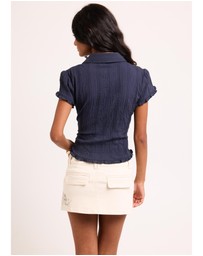 Alice In The Eve - Bryn Ruffle Shirt