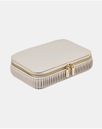Wolf - Wolf Bella Travel Zip Case Bone