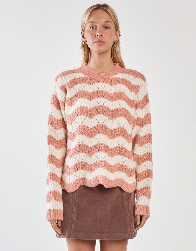 Sass - Nikkita Wavy Stripe Knit