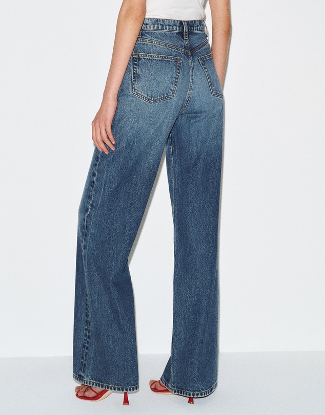 Reformation - Cary High Rise Slouchy Wide Leg Jeans
