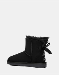 EVERAU - EverAU Ugg Mini Back Bow Sheepskin Upper UGG Boots