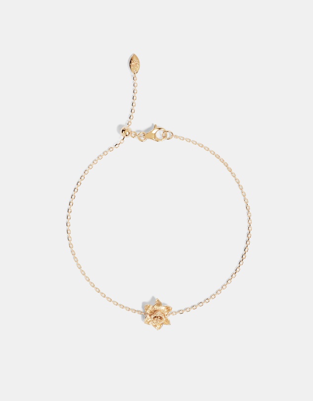 By Charlotte - Birth Flower Bracelet - Daffodil March