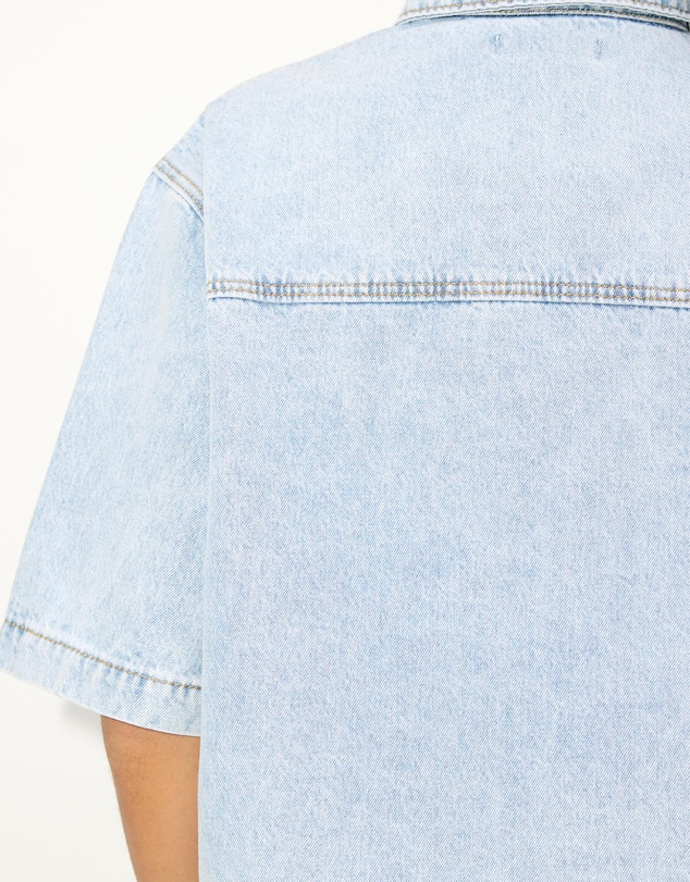 Dazie - Imani Short Sleeve Denim Shirt