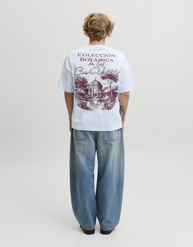 Jack & Jones - Joratocha SS Crew Neck Sketch Back Tee