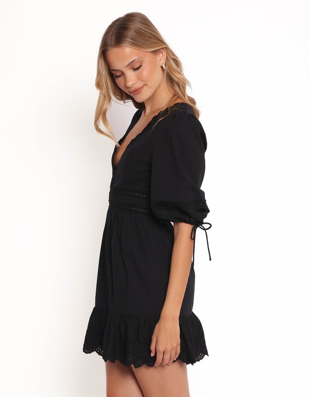 Petal & Pup - Estella Mini Dress - Black