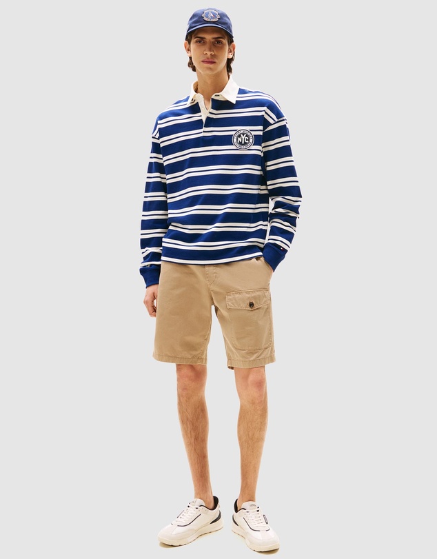Tommy Hilfiger - Washed Twill Relaxed Cargo Shorts