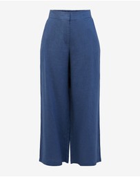 Forcast - Ami Linen Elastic Back Pants