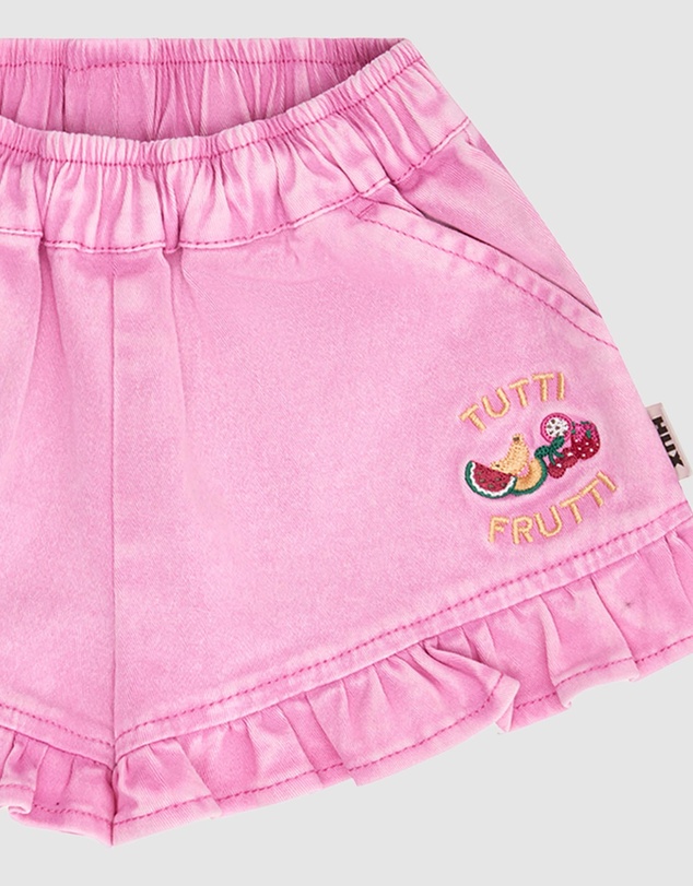 Huxbaby - Tutti Frutti Garment Dyed Shorts - ICONIC EXCLUSIVE - Babies-Kids