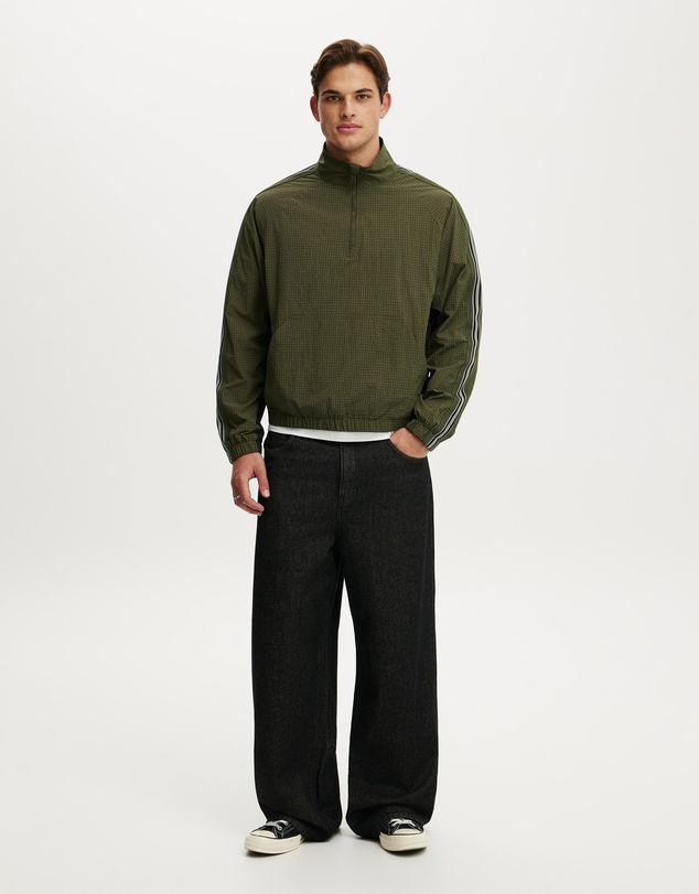 Cotton On - Quarter Zip Spray Jacket
