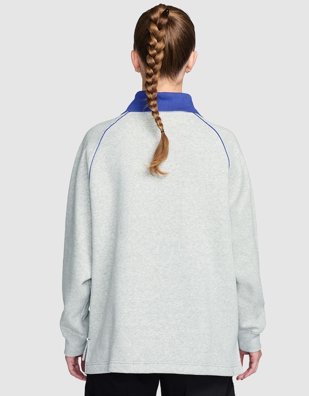 Nike - Sportswear Phoenix Fleece Oversized Graphic Polo Top