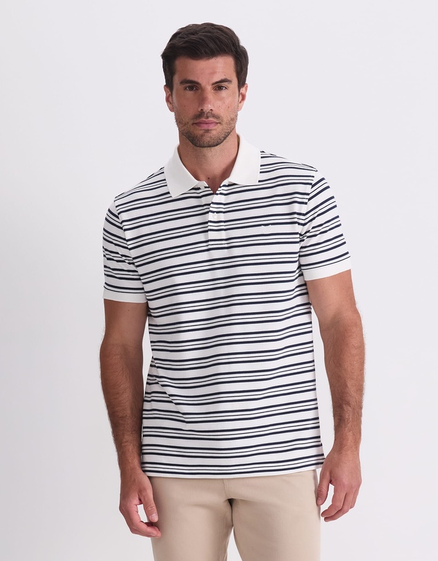 Sportscraft - Sc Stripe Pique Polo