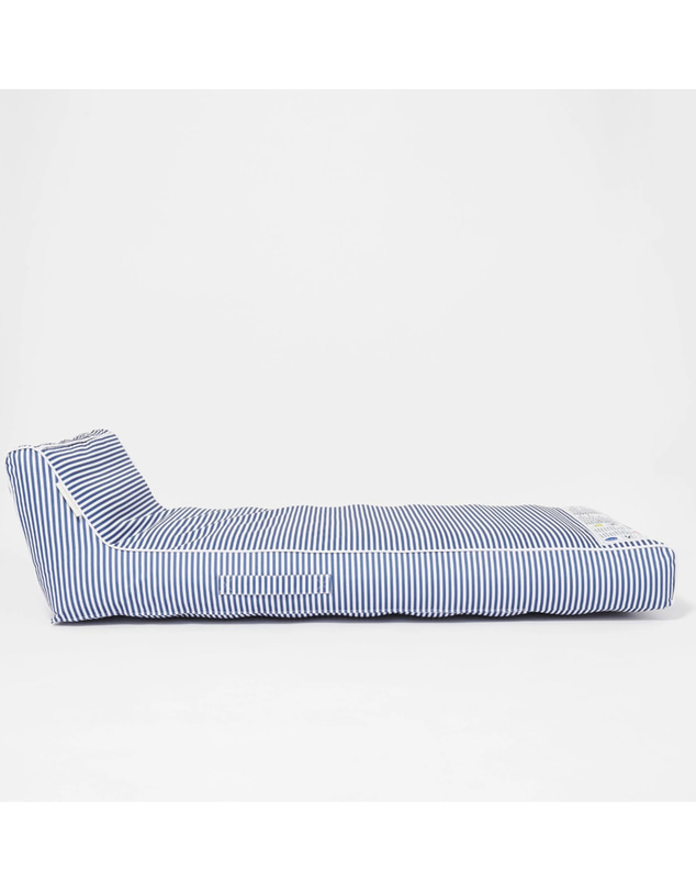 Sunnylife - Luxe Lie-On Lounger Float Le Weekend - Navy