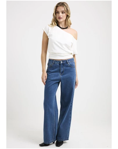 Insight - Misty High & Wide Denim Jeans